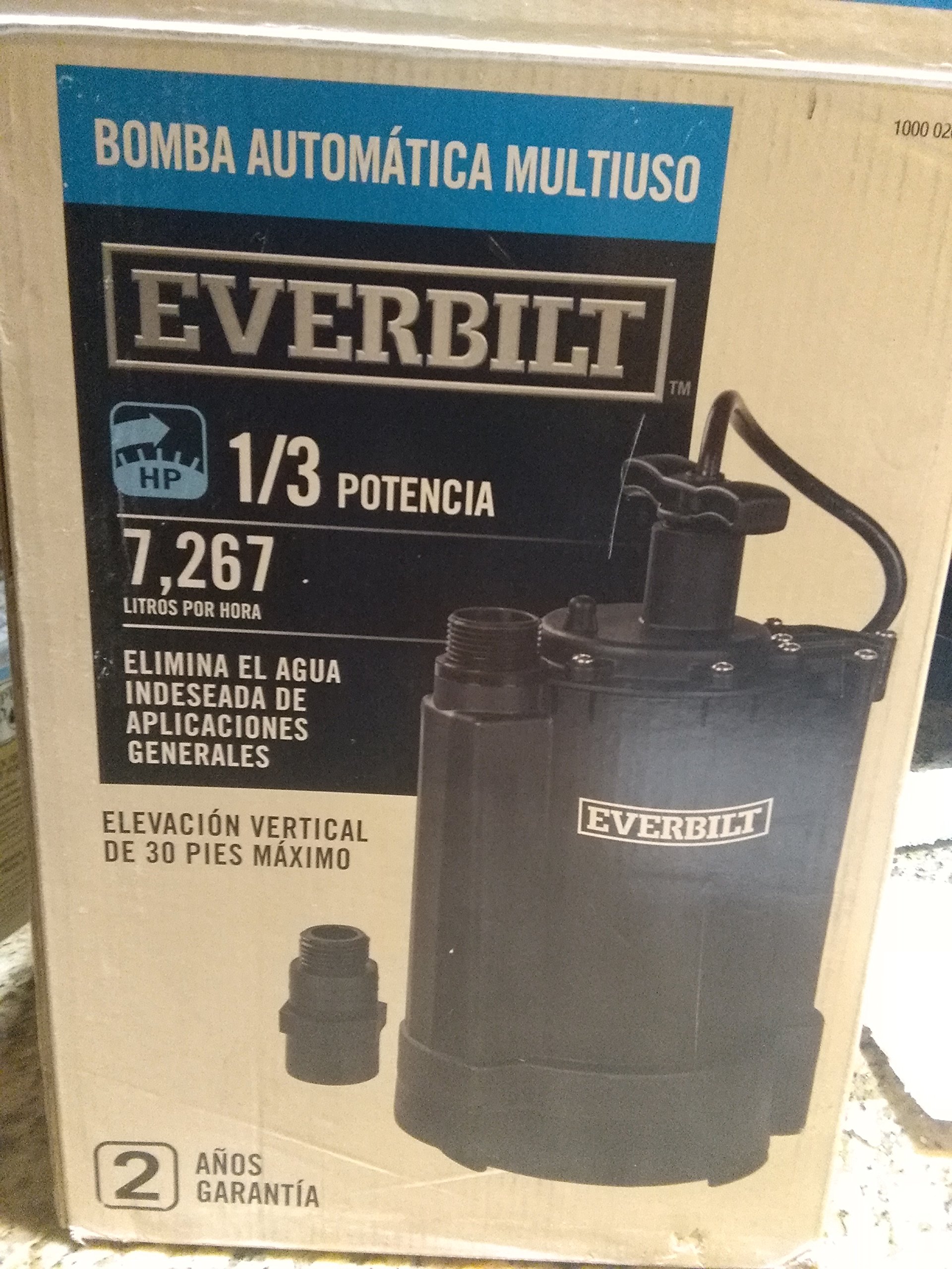 Everbilt UT03301 1/3 HP Automatic Submersible Pump by Everbilt